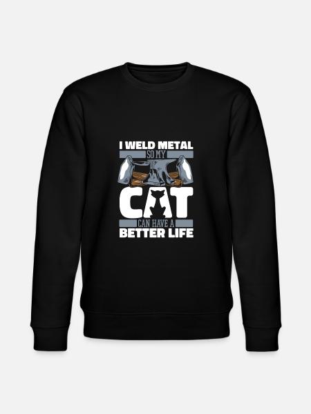 Forgeron Métallurgiste Chat - Sweat bio CHANGER Stanley/Stella Unisexe - noir