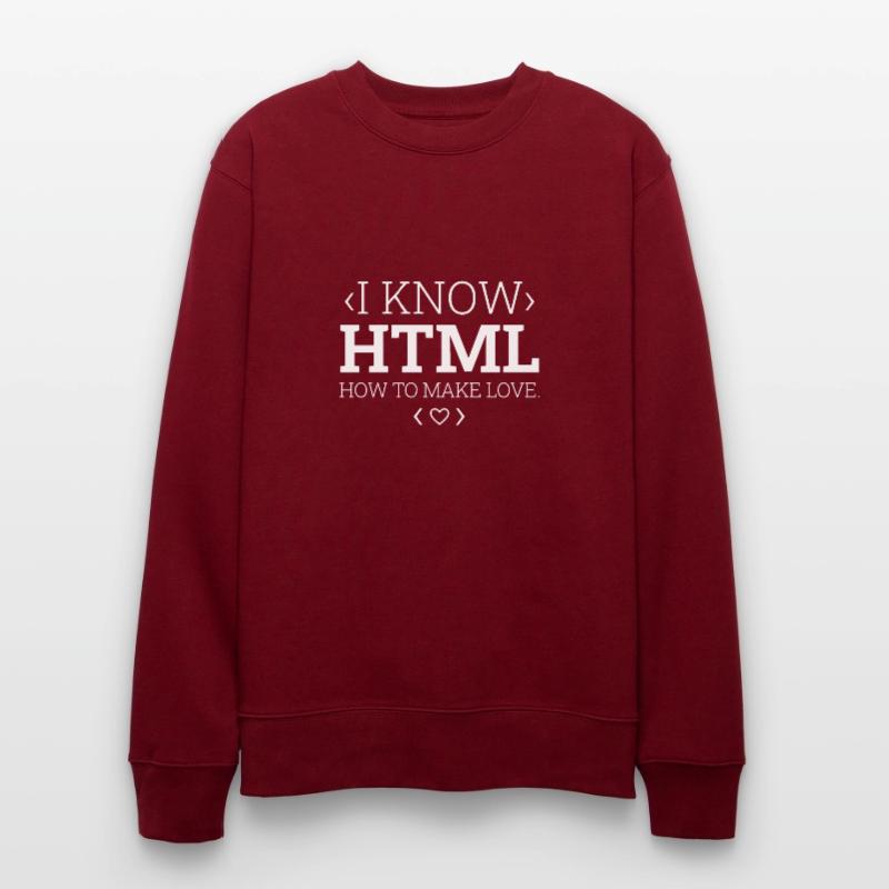 Entwickler Coder Programmierer Html Stanley/Stella Unisex Bio-Sweatshirt CHANGER 