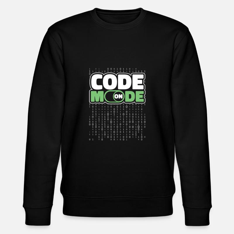 Modo de programador de Developer Coder - Sudadera ecológica unisex CHANGER de Stanley/Stella - negro