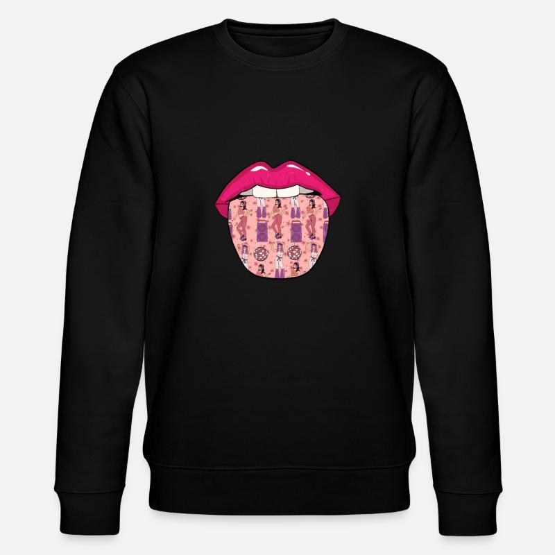 Langue de danseur dansant - Sweat bio CHANGER Stanley/Stella Unisexe - noir