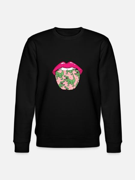 Trex T Rex Dino Langue - Sweat bio CHANGER Stanley/Stella Unisexe - noir