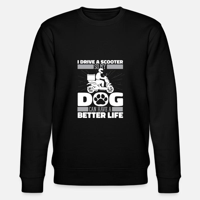 Scooter Chien - Sweat bio CHANGER Stanley/Stella Unisexe - noir