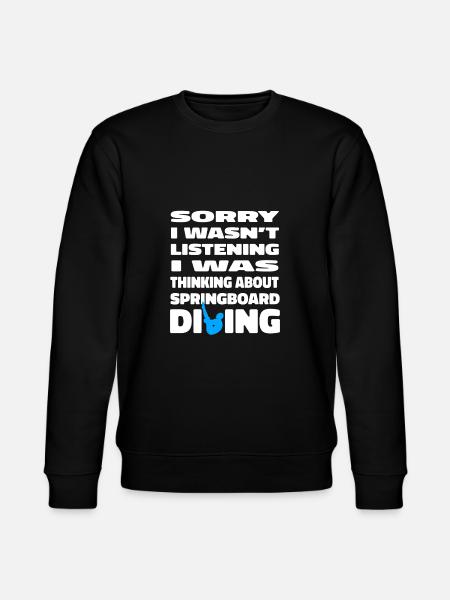 Diving Divers Lustig - Stanley/Stella CHANGER Unisex Organic Sweatshirt - black