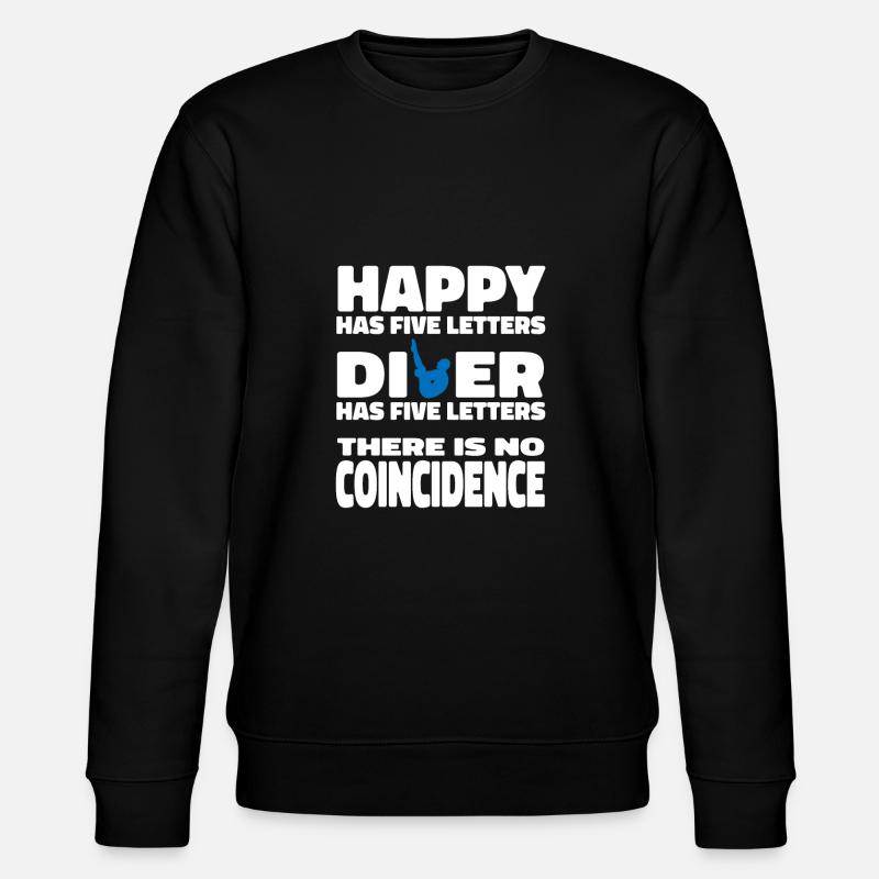 Plongeurs heureux - Sweat bio CHANGER Stanley/Stella Unisexe - noir