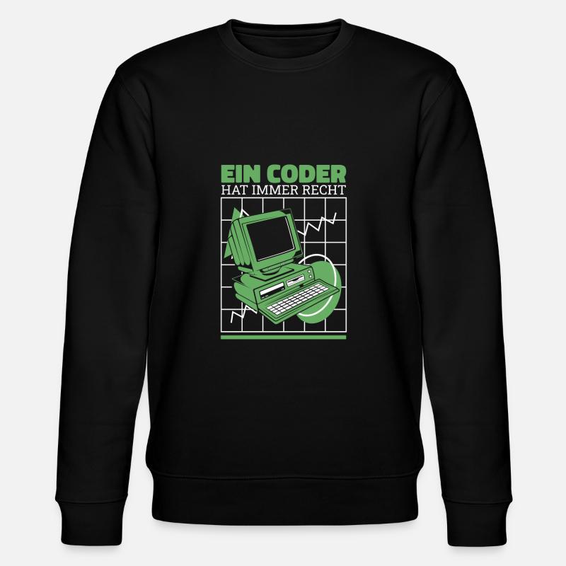 Entwickler Coder Programmierer Cool - Stanley/Stella Unisex Bio-Sweatshirt CHANGER  - Schwarz