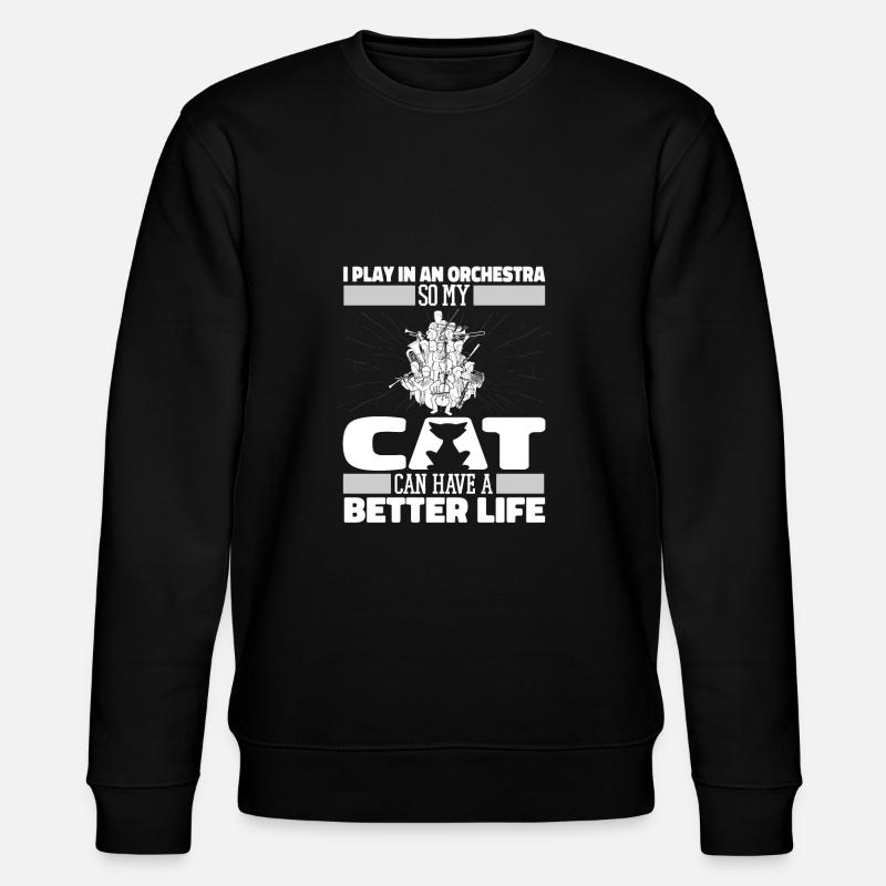 Chat d’orchestre - Sweat bio CHANGER Stanley/Stella Unisexe - noir