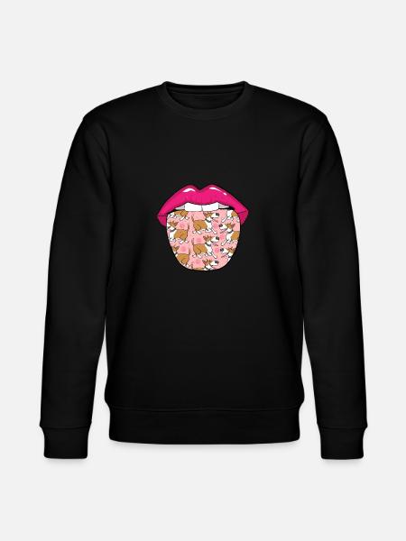 Langue de Bull Terrier - Sweat bio CHANGER Stanley/Stella Unisexe - noir