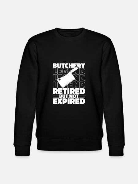Butcher Butcher Butcher Retired - Stanley/Stella CHANGER Unisex Organic Sweatshirt - black