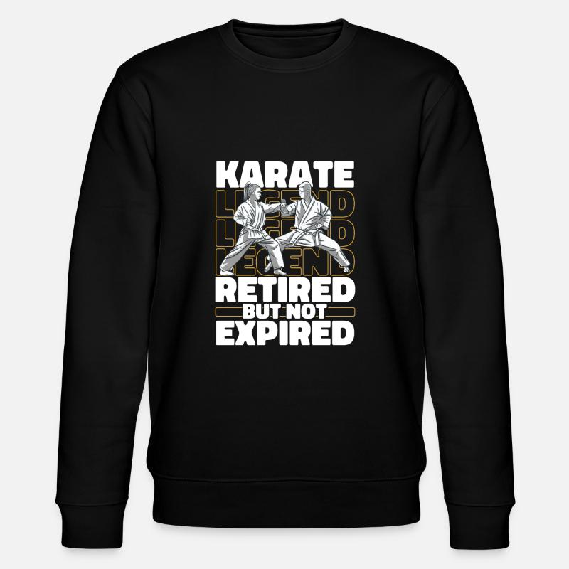 Karate in retirement - Stanley/Stella CHANGER Unisex Organic Sweatshirt - black