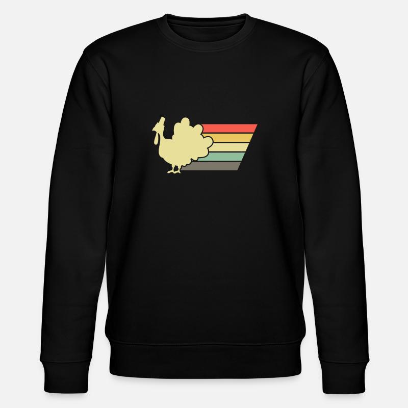 Thanksgiving - Stanley/Stella Unisex Bio-Sweatshirt CHANGER  - Schwarz