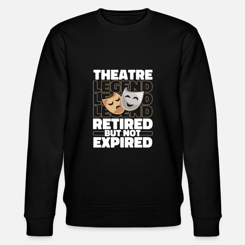 Theater Schauspieler Im Ruhestand - Stanley/Stella Unisex Bio-Sweatshirt CHANGER  - Schwarz