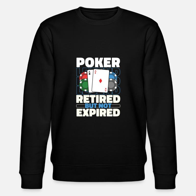 Retraités du poker - Sweat bio CHANGER Stanley/Stella Unisexe - noir