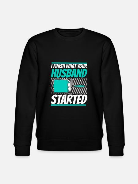 Painter Varnisher Funny - Stanley/Stella CHANGER Unisex Organic Sweatshirt - black