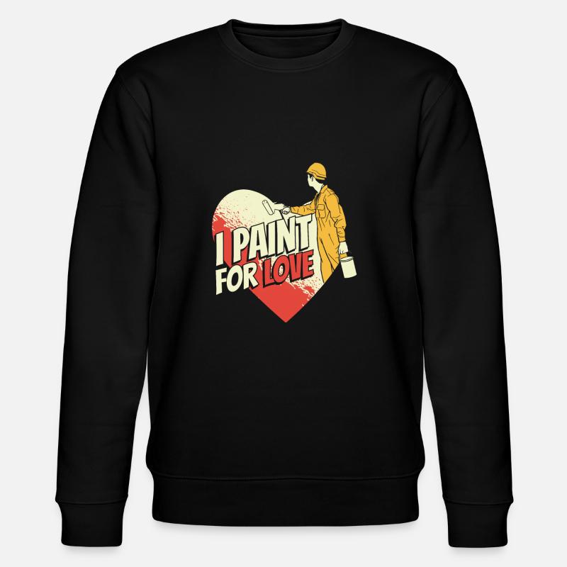 Painter Varnisher - Stanley/Stella CHANGER Unisex Organic Sweatshirt - black