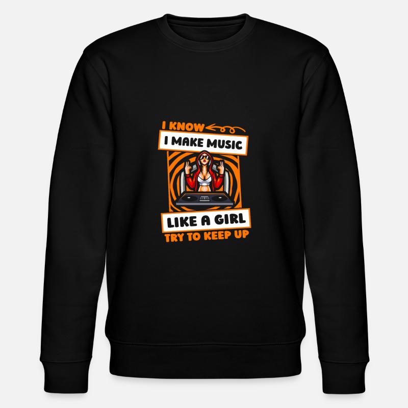 Tontechniker Toningenieur Mädchen - Stanley/Stella Unisex Bio-Sweatshirt CHANGER  - Schwarz