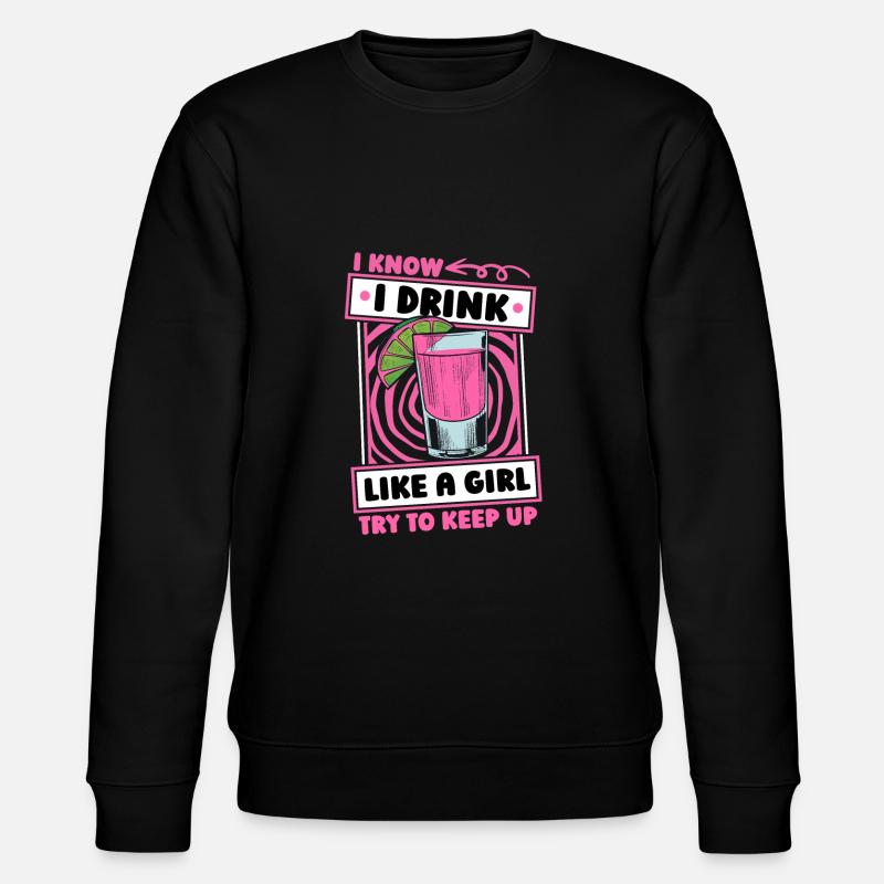 Bartender Bartender Girl Bartender - Stanley/Stella CHANGER Unisex Organic Sweatshirt - black