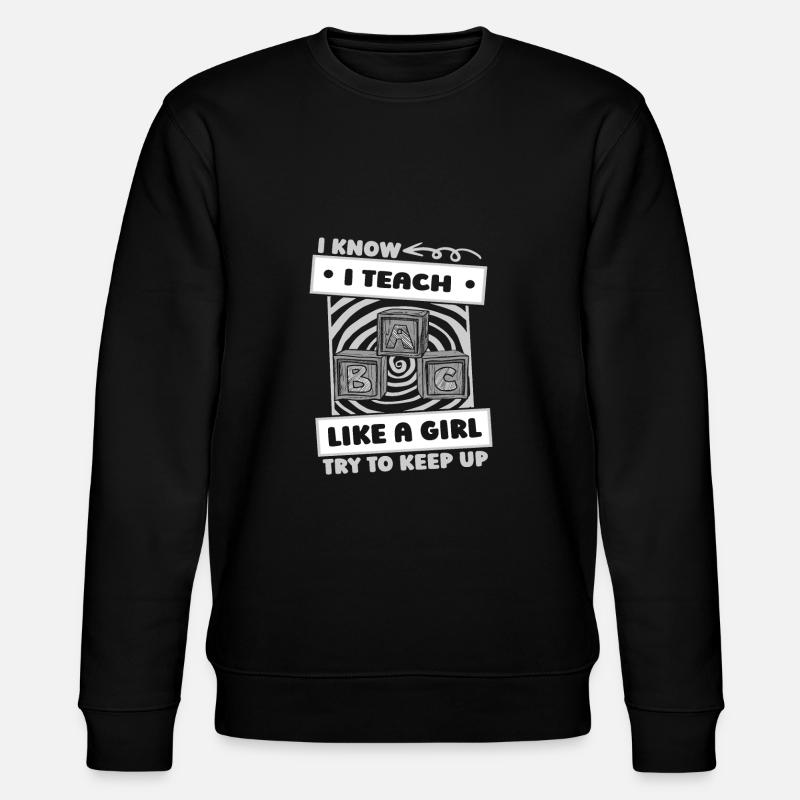 Enseignante maternelle Assistante maternelle - Sweat bio CHANGER Stanley/Stella Unisexe - noir