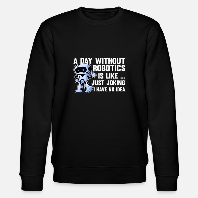 Robotique Ai Robot Drôle - Sweat bio CHANGER Stanley/Stella Unisexe - noir