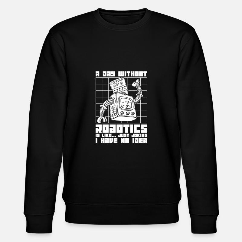Robotique Ai Robot Drôle - Sweat bio CHANGER Stanley/Stella Unisexe - noir