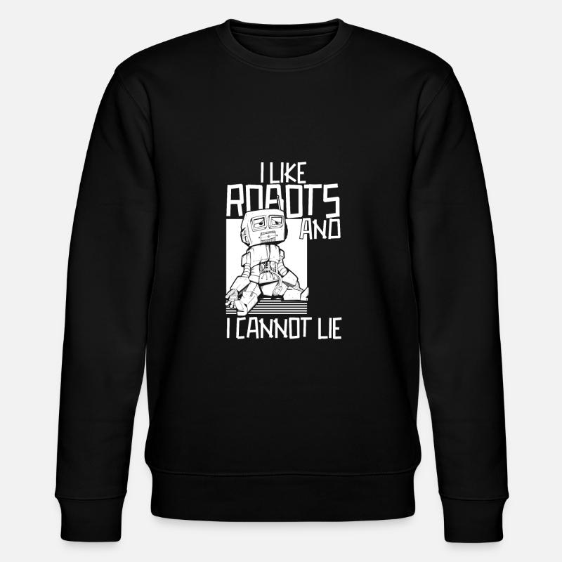 Robotics Ai Robot Fun - Stanley/Stella CHANGER Unisex Organic Sweatshirt - black
