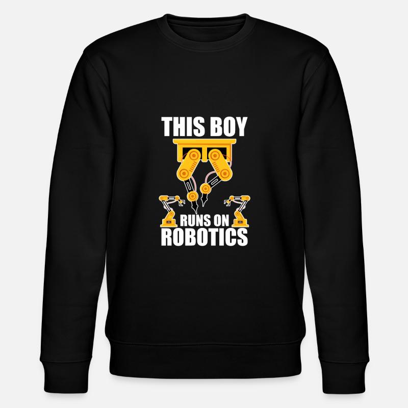 Robotics Ai Robot - Stanley/Stella CHANGER Unisex Organic Sweatshirt - black