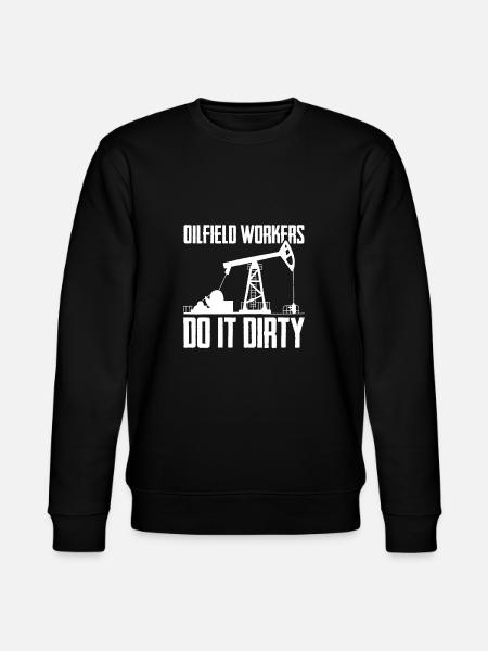 Ölfeld Bohrinsel Schmutzig - Stanley/Stella Unisex Bio-Sweatshirt CHANGER  - Schwarz