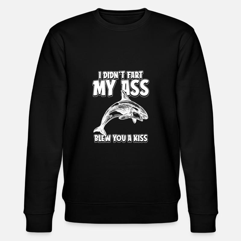 Orca Wal Killerwal Schwertwal - Stanley/Stella Unisex Bio-Sweatshirt CHANGER - Schwarz