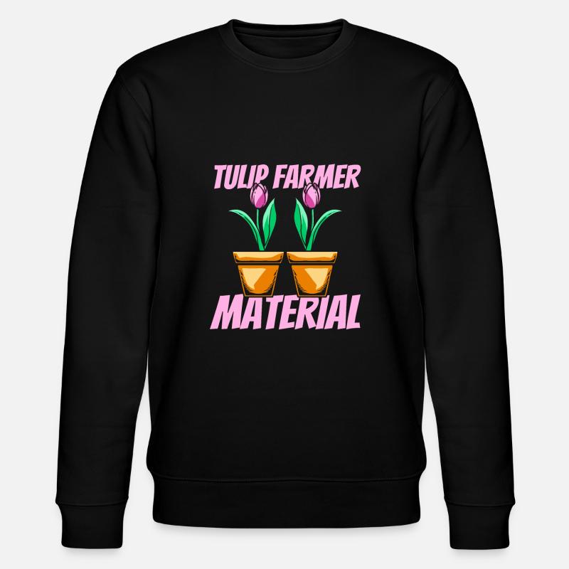 Tulipes Farmer Tulipes - Sweat bio CHANGER Stanley/Stella Unisexe - noir