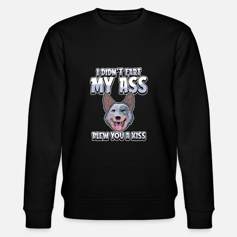 Australischer Rinderhund - Stanley/Stella Unisex Bio-Sweatshirt CHANGER  - Schwarz