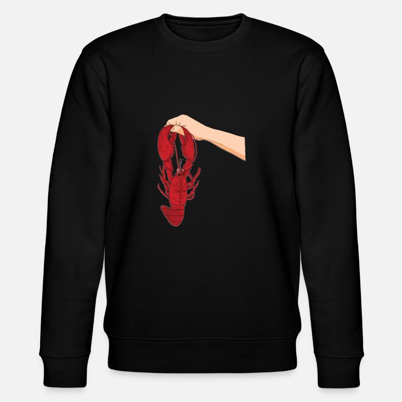 Hummer Lobster - Stanley/Stella Unisex Bio-Sweatshirt CHANGER  - Schwarz