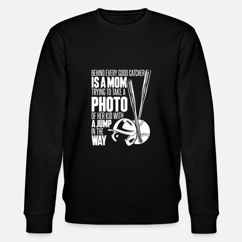 Softball Mama - Stanley/Stella Unisex Bio-Sweatshirt CHANGER  - Schwarz