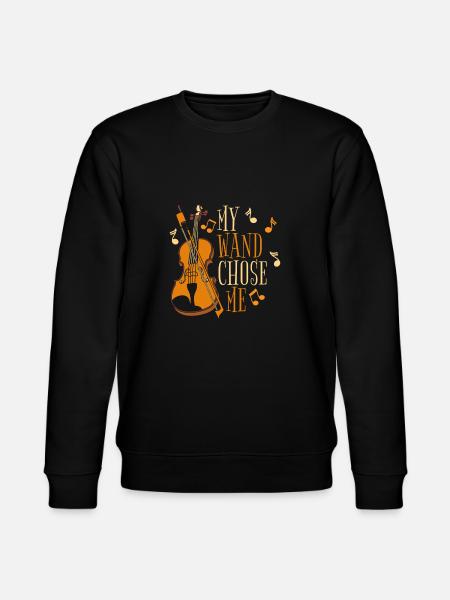 Baguette de violon - Sweat bio CHANGER Stanley/Stella Unisexe - noir