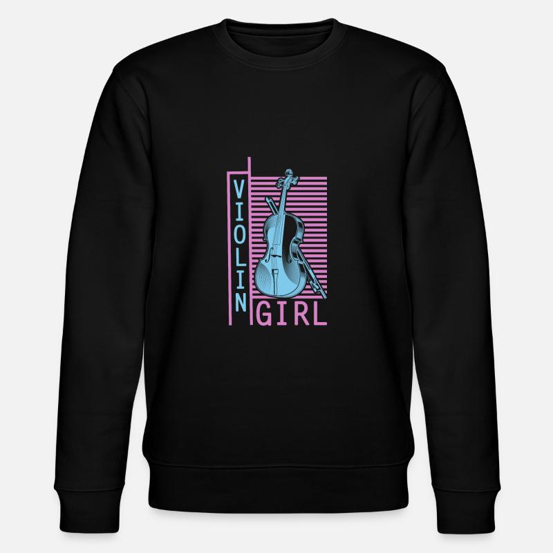 Violon Fille - Sweat bio CHANGER Stanley/Stella Unisexe - noir