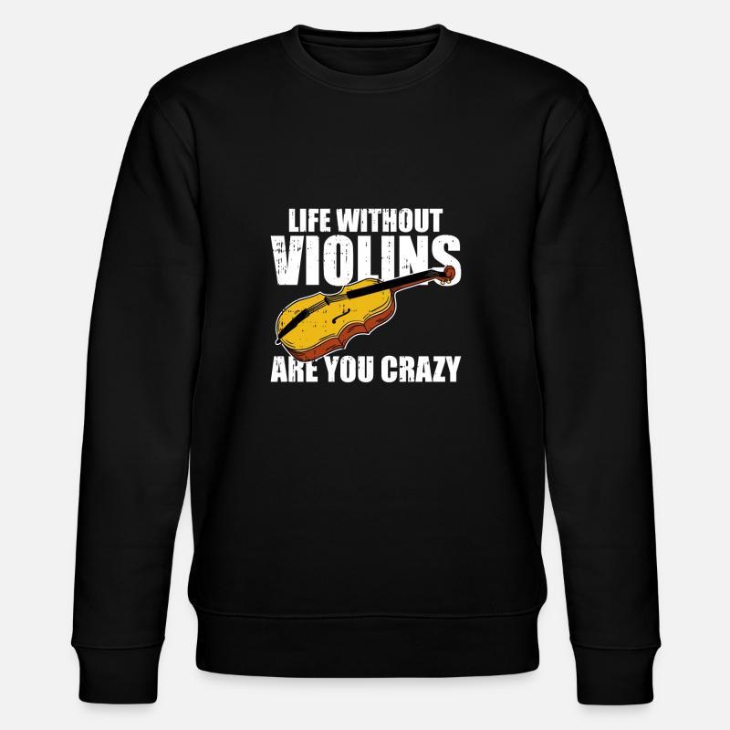 Violin Violin - Stanley/Stella CHANGER Unisex Organic Sweatshirt - black