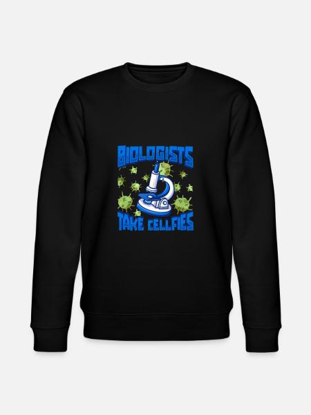Biology Biologist Microscope - Stanley/Stella CHANGER Unisex Organic Sweatshirt - black