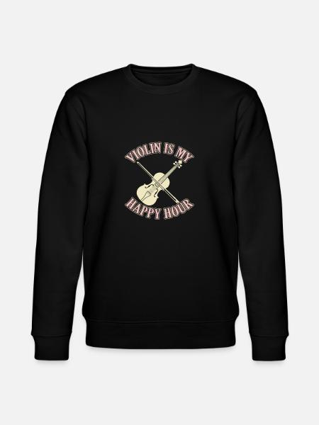 Violin Violin Happy - Stanley/Stella CHANGER Unisex Organic Sweatshirt - black