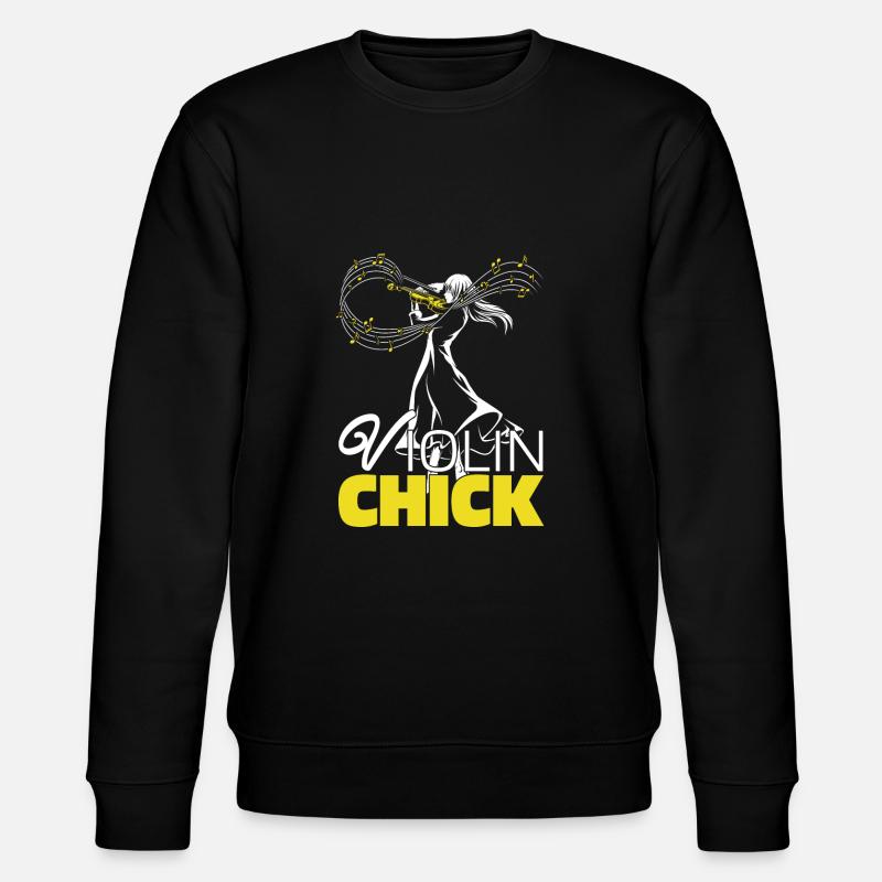 Violon Violon Poussin - Sweat bio CHANGER Stanley/Stella Unisexe - noir
