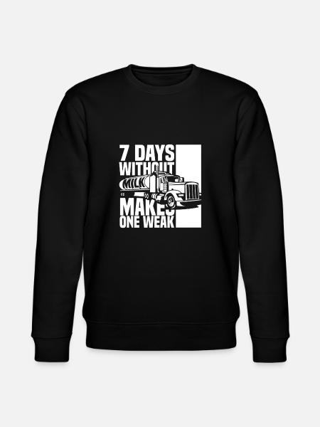 Cow Milk Funny Milk Wagon - Stanley/Stella CHANGER Unisex Organic Sweatshirt - black