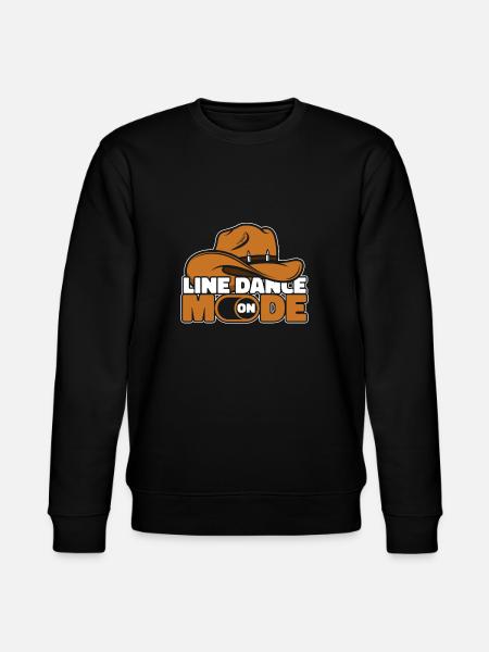 Line Dance Mode On - Stanley/Stella CHANGER Unisex Organic Sweatshirt - black