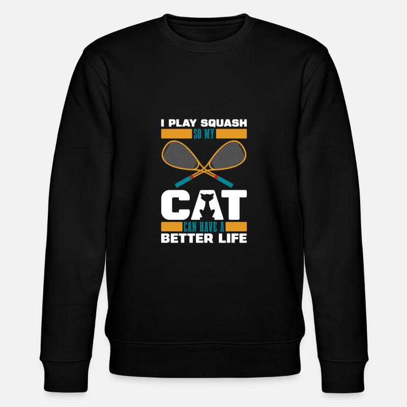 Chat de courge - Sweat bio CHANGER Stanley/Stella Unisexe - noir