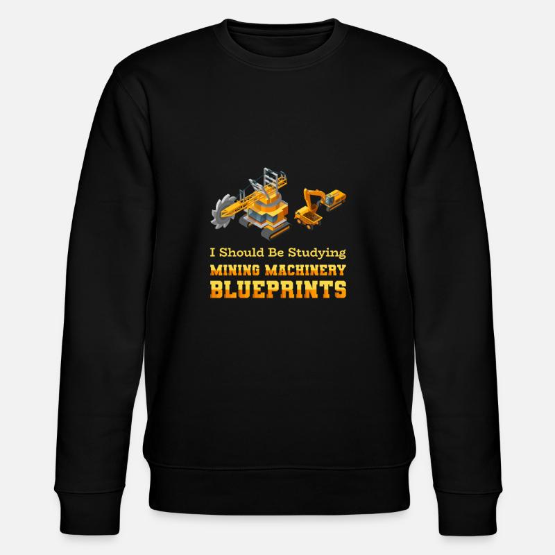 Engineer Mining Engineer - Stanley/Stella CHANGER Unisex Organic Sweatshirt - black