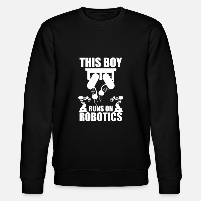 Robotique Ai Robot Garçon - Sweat bio CHANGER Stanley/Stella Unisexe - noir