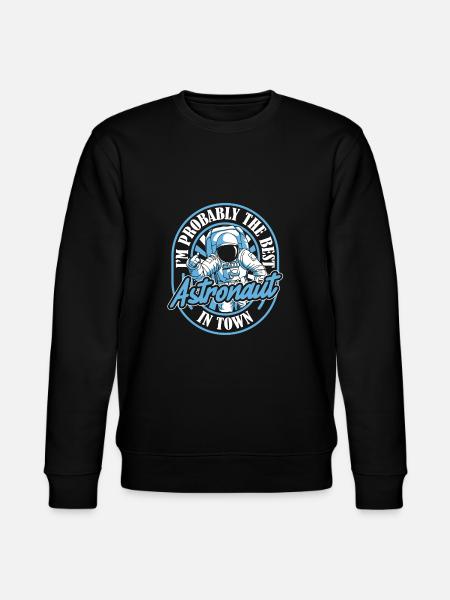 Astronaut Astronaut Cosmonaut Best - Stanley/Stella CHANGER Unisex Organic Sweatshirt - black