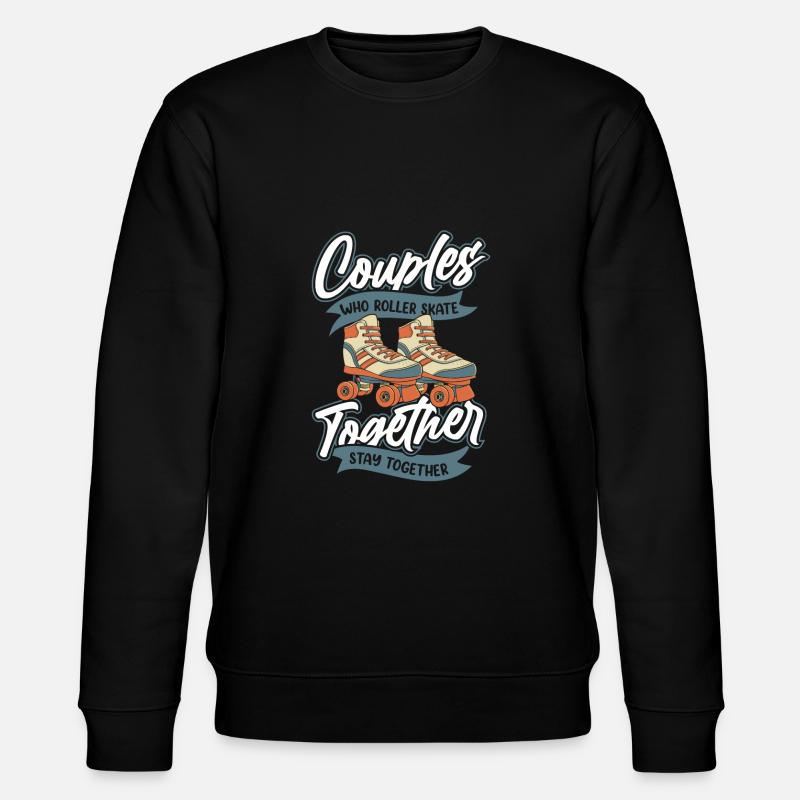 Roller skates Roller skating pair - Stanley/Stella CHANGER Unisex Organic Sweatshirt - black
