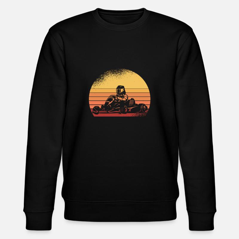Faire du karting, karting, karting - Sweat bio CHANGER Stanley/Stella Unisexe - noir