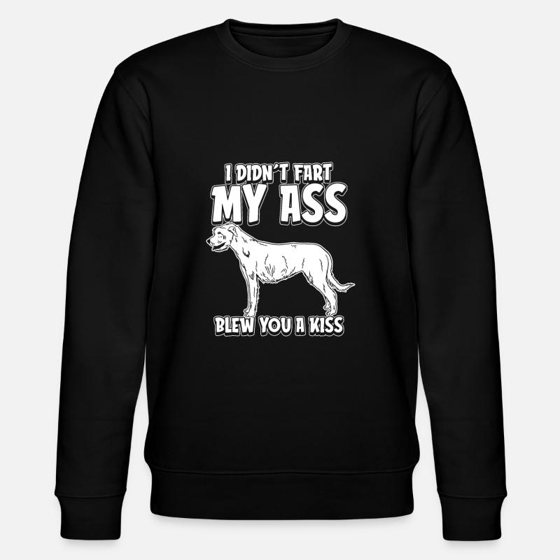 Irish wolfhound - Stanley/Stella CHANGER Unisex Organic Sweatshirt - black