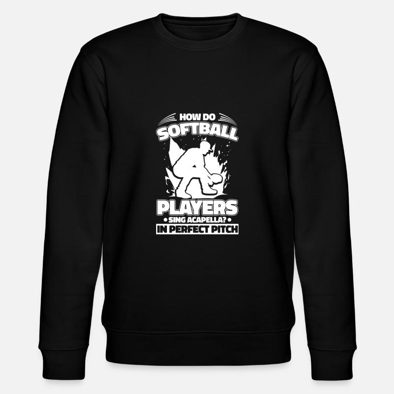 Terrain de softball - Sweat bio CHANGER Stanley/Stella Unisexe - noir