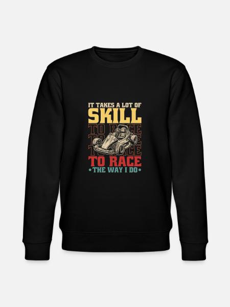 Go karting, karting, karting - Stanley/Stella CHANGER Unisex Organic Sweatshirt - black