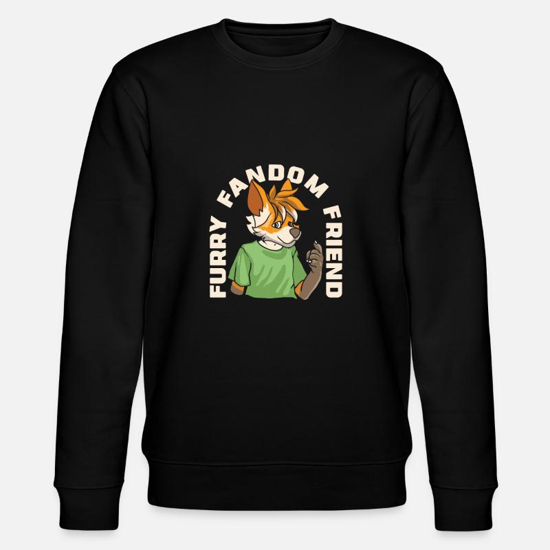 Furry Fandom Fursuits Fun - Stanley/Stella CHANGER Unisex Organic Sweatshirt - black