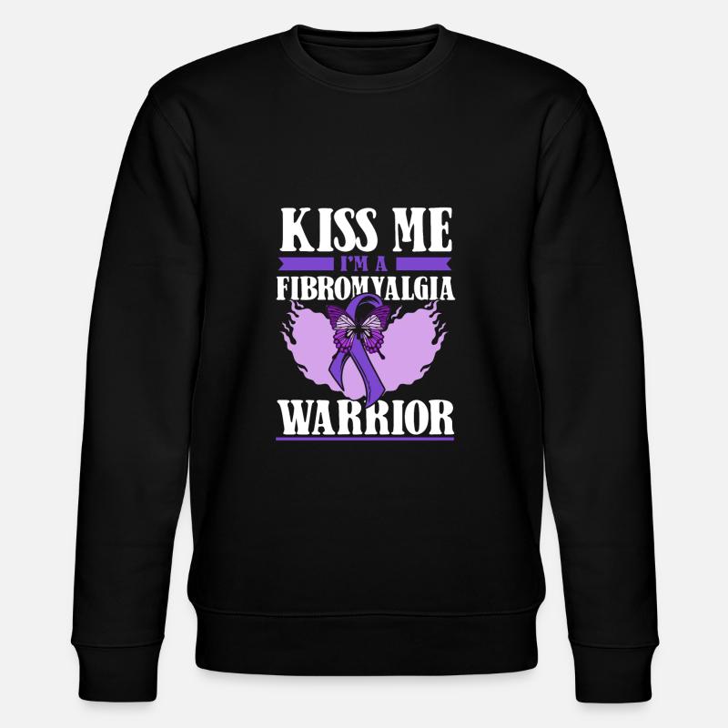 Fibromyalgia rheumatism butterfly - Stanley/Stella CHANGER Unisex Organic Sweatshirt - black